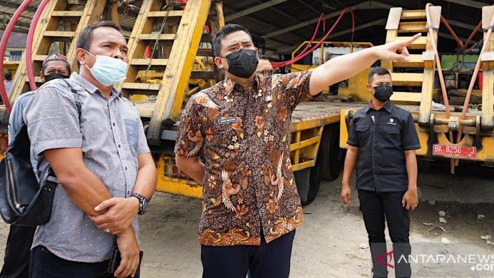 Bobby Mantu Jokowi Kesal Banyak Alat Berat Nganggur: Padahal Banyak Jalan yang Rusak di Medan