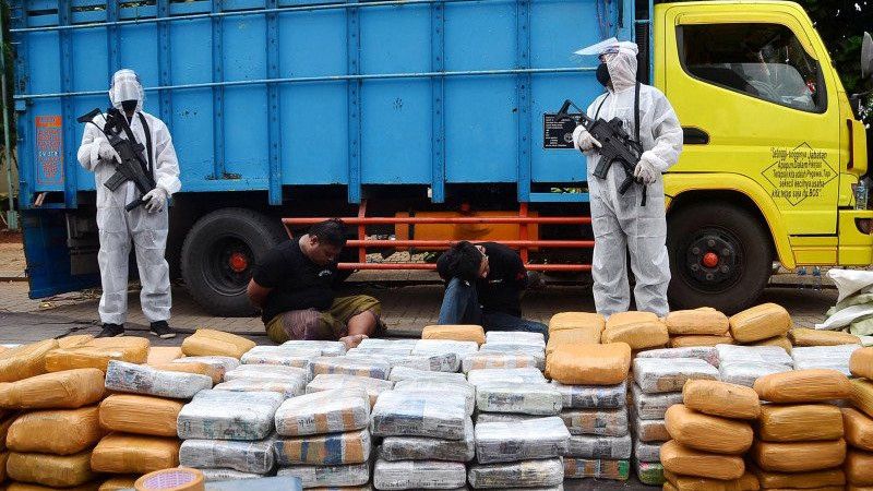 Ngeri, Truk Timbunan Berisi 279 Kilogram Ganja Nyaris Beredar di Jakarta