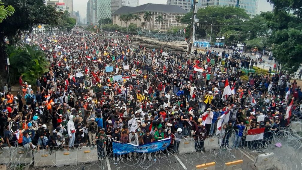 Polisi Buru Aktor Intelektual Penggerak 'Anak STM' Bikin Rusuh Demo Tolak Omnibus Law