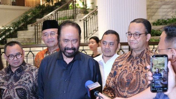 Bantah Tolak AHY Jadi Cawapres Anies, Surya Paloh: Saya Tidak Sampai Pemikiran Seperti itu