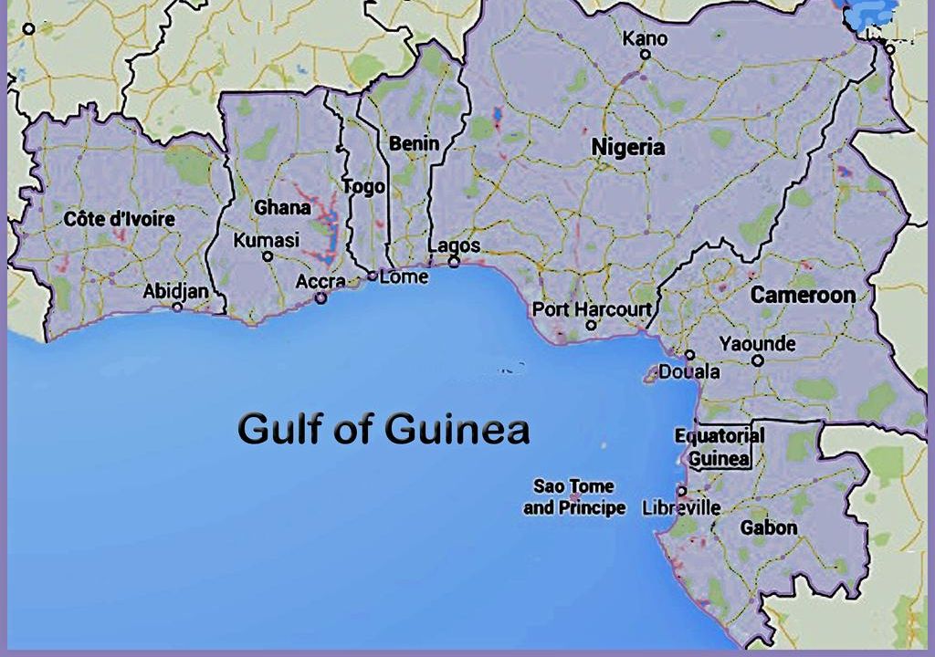 Peta Teluk Guinea
