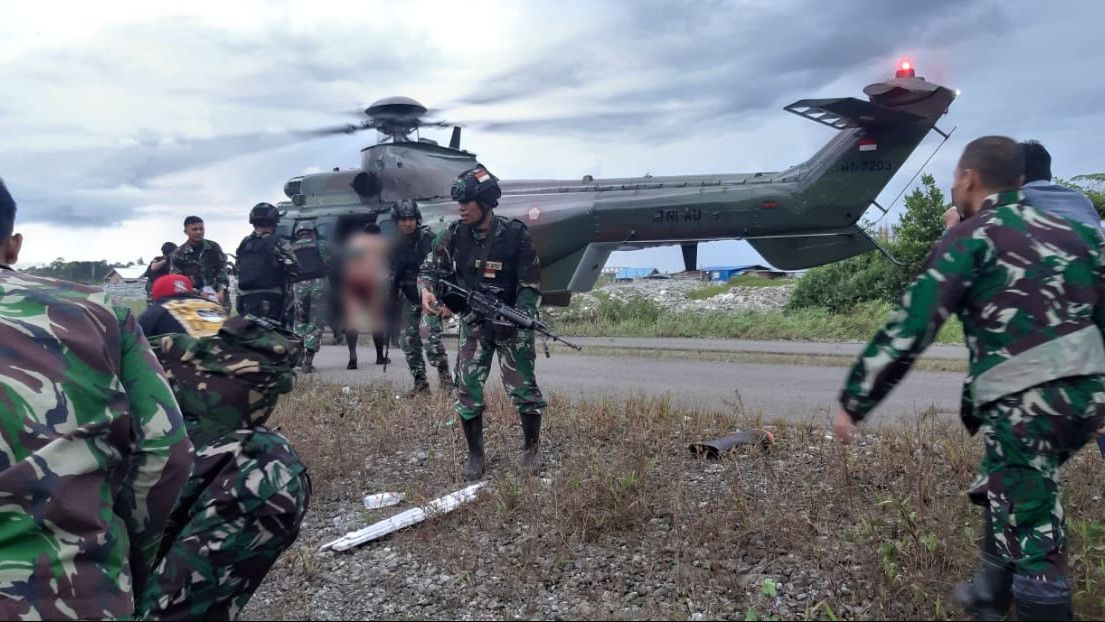 Aksi KKB Papua Serang Patroli TNI di Nduga Jelang Natal