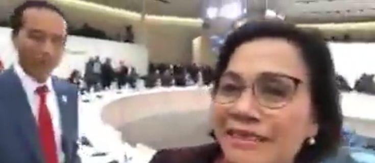 Stafsus Menkeu Unggah Video Sri Mulyani Wawancara Jokowi di Osaka, Tapi Bilang Langsung dari Roma, Netizen: Ibukota Itali Pindah ke Osaka