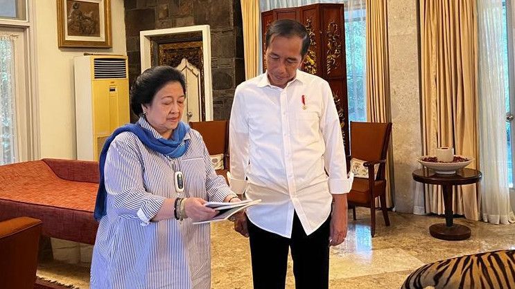 Megawati dan Jokowi Bahas Pemilu 2024 di Batu Tulis Bogor Selama 2 Jam