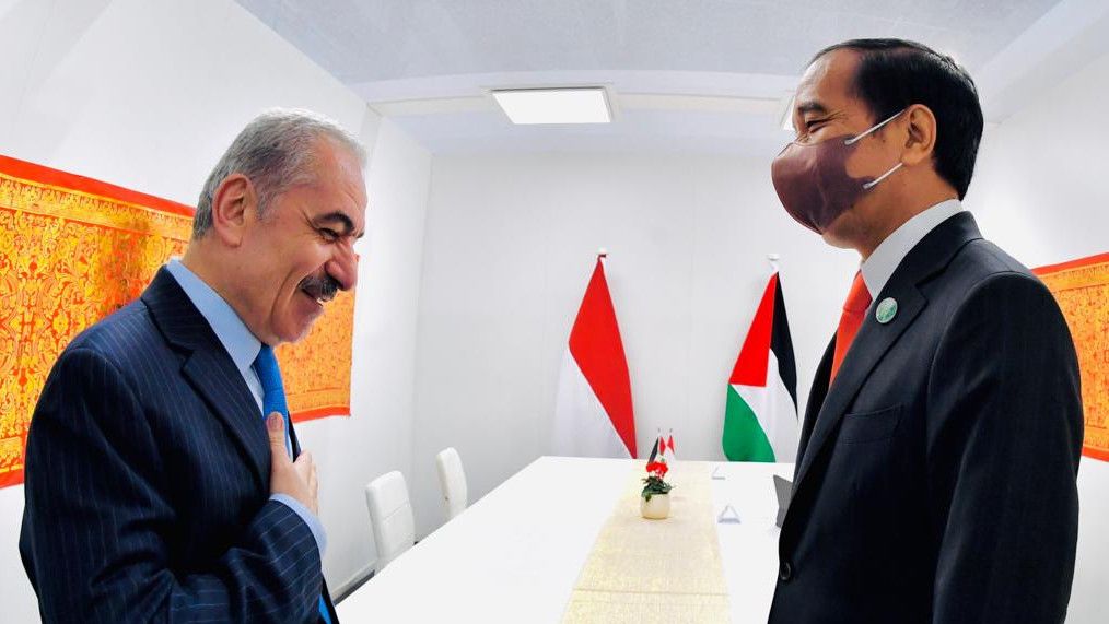 Di Depan PM Palestina, Jokowi: Indonesia Kecam Pelanggaran yang Terus Dilakukan Israel