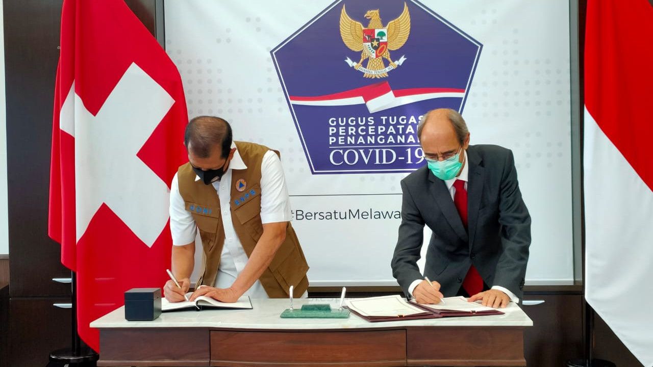 Indonesia dan Swiss Kerja Sama Penanggulangan Bencana