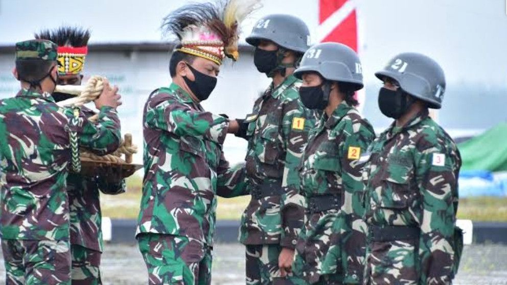 447 Putra Terbaik Papua Resmi Jadi Prajurit TNI AD
