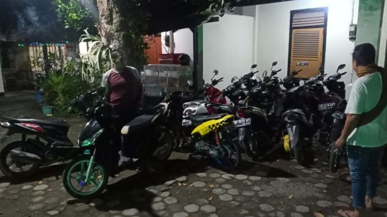 Tindak Tegas, Polisi Sita Belasan Motor Balap Liar di Lombok