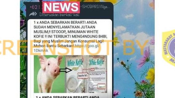 Heboh White Kofie Mengandung Babi, Ini Faktanya