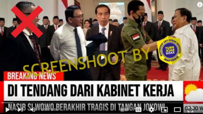 Prabowo Subianto Ditendang Dari Kabinet Kerja, Benarkah?