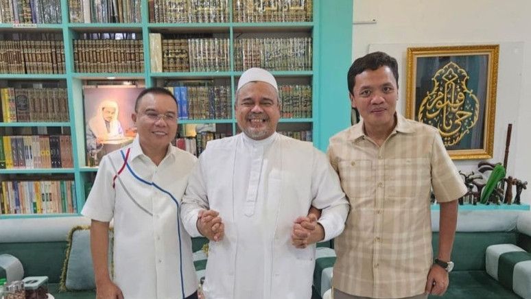 Dua Pimpinan Partai Gerindra Temui Habib Rizieq di Petamburan Jakarta, Ini yang Dibahas