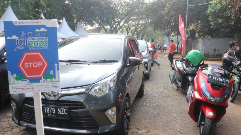 DKI Akan Sanksi Tilang Kendaraan Tak Uji Emisi, Motor Rp250 Ribu dan Roda Empat Rp500 Ribu