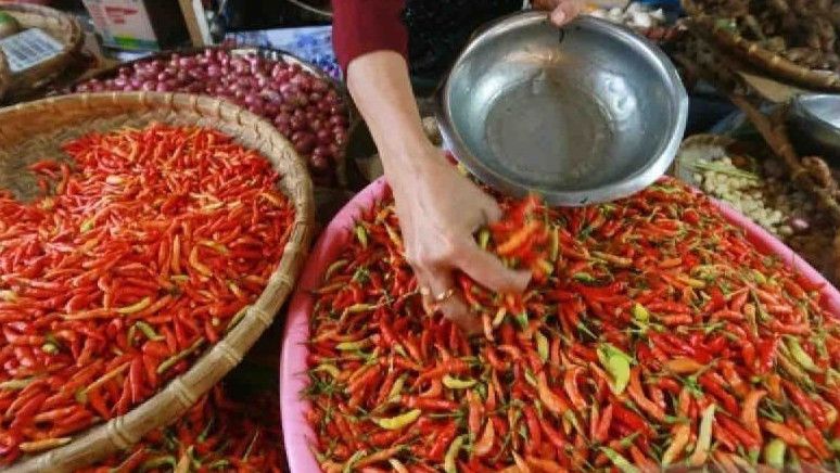 Harga Cabai di Jakarta Naik Jadi Rp40 per Kilogram, Harga Beras dan Bawang Turun