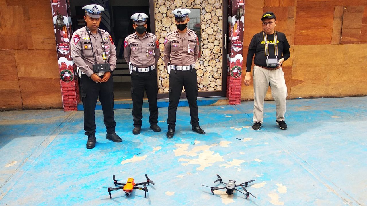 Pelanggar Lalu Lintas di Jateng Bakal Ditilang oleh Drone