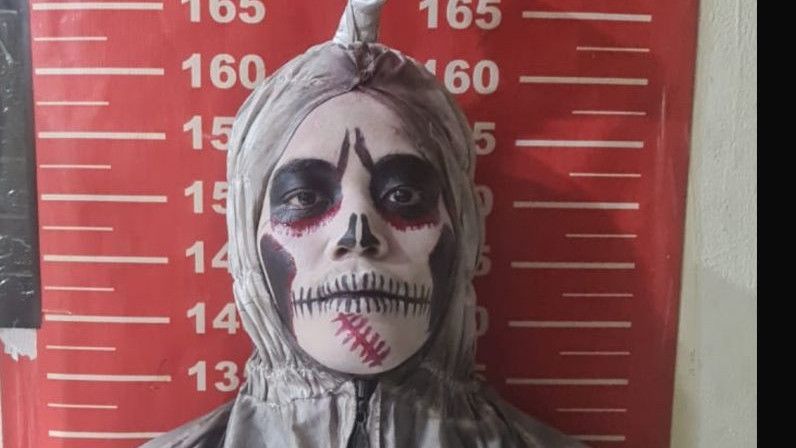 Bikin Emak-Emak Pingsan, Tiga Pocong di Koja Diamankan Polisi, Begini Tampangnya