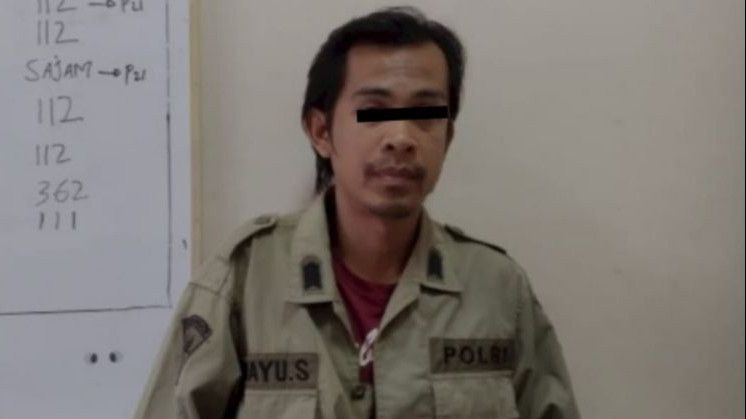 Polisi Gadungan Berpangkat Kombes Bikin Resah Pedagang Pisang Goreng di Palembang