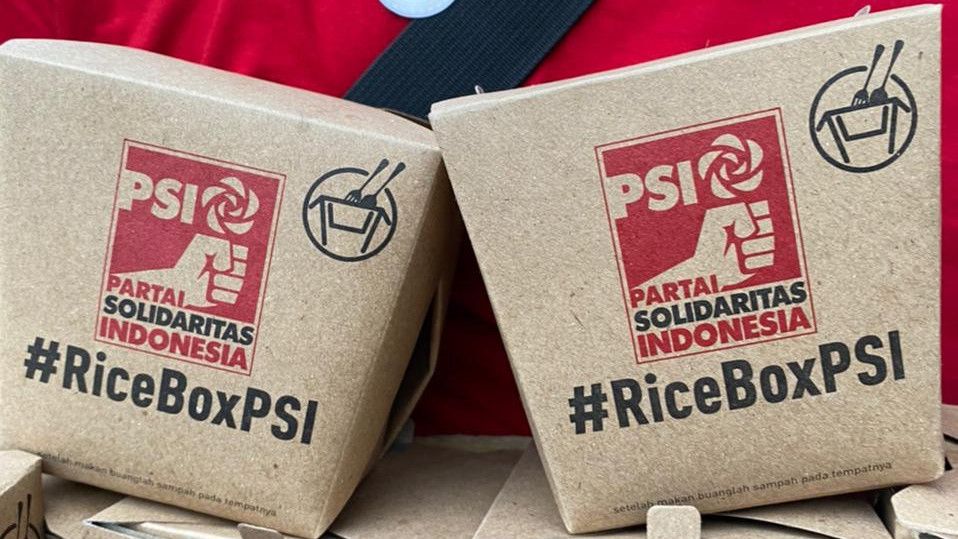 Keterlaluan, Tak Puas dengan Isi Nasi Kotak PSI, Netizen Mengeluh: Partai Miskin