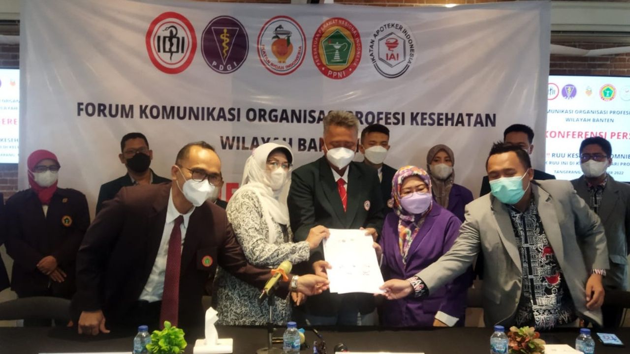 Organisasi Profesi Kesehatan Banten Kecam Pengesahan Omnibus Law Kesehatan