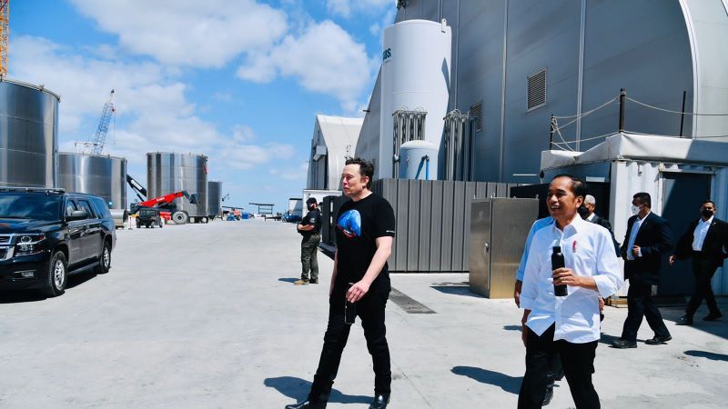Elon Musk Jawab Undangan Presiden Jokowi Datang ke RI pada November