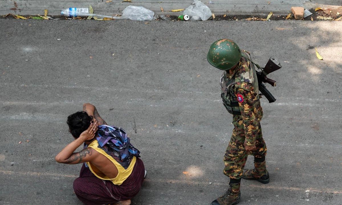 Demonstrasi Myanmar