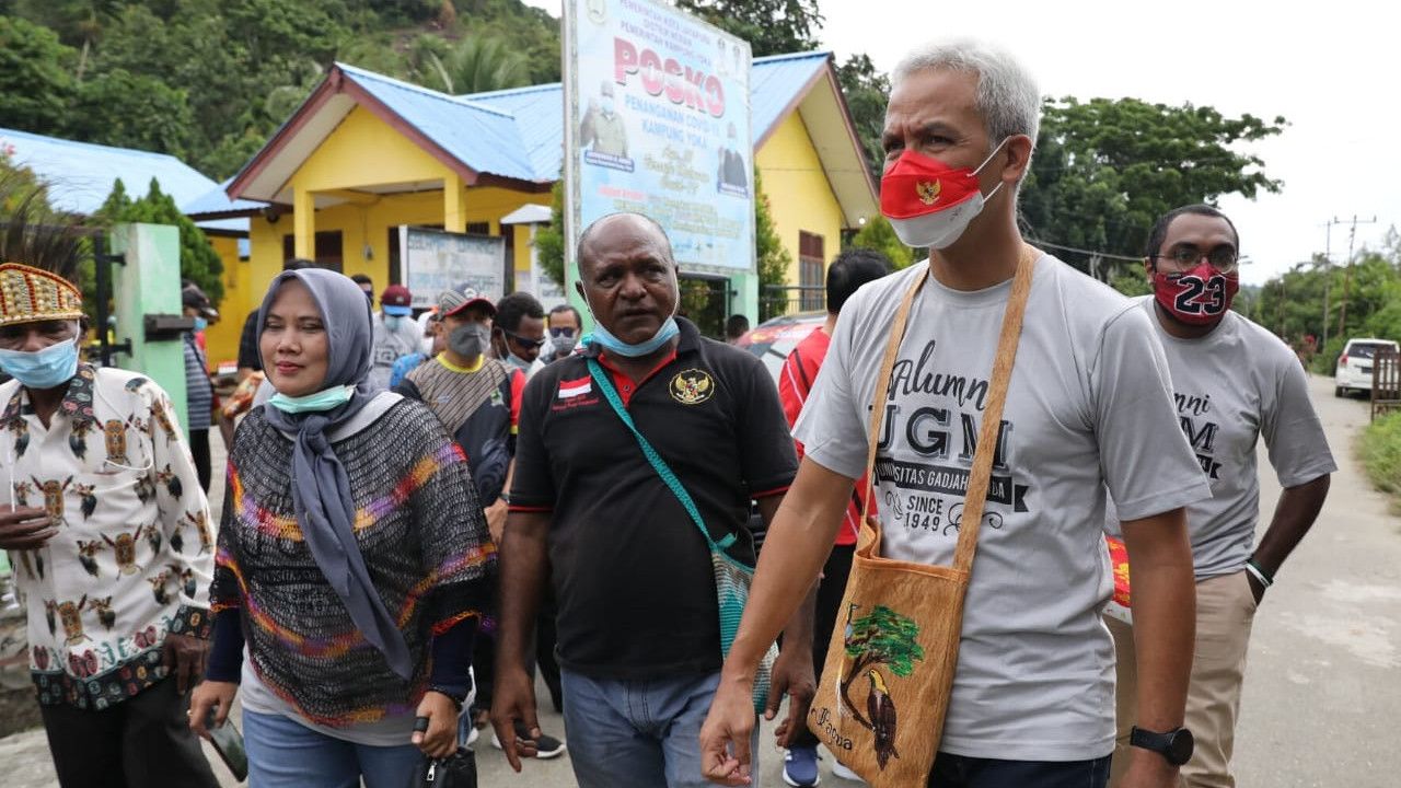 Pesan Ganjar untuk Orang Jawa dan Madura di Papua: Bantulah Daerah Ini Biar Maju dan Modern