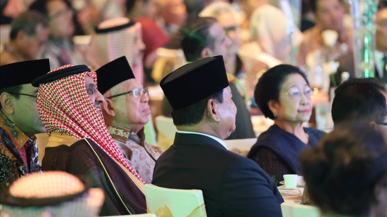 Prabowo dan Megawati Duduk Satu Meja Saat Hadiri Hari Nasional ke-93 Arab Saudi