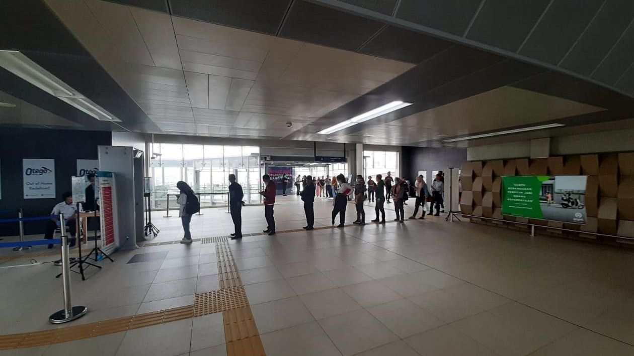 PPKM Darurat, MRT Tutup Tiga Pintu Masuk Stasiun