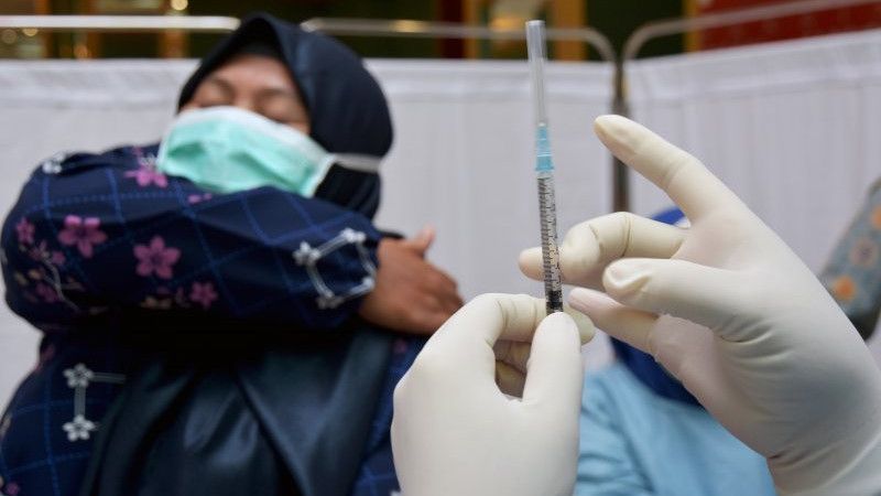 Sudah 78,54 Juta Warga Indonesia Dapat Vaksinasi Dosis Pertama