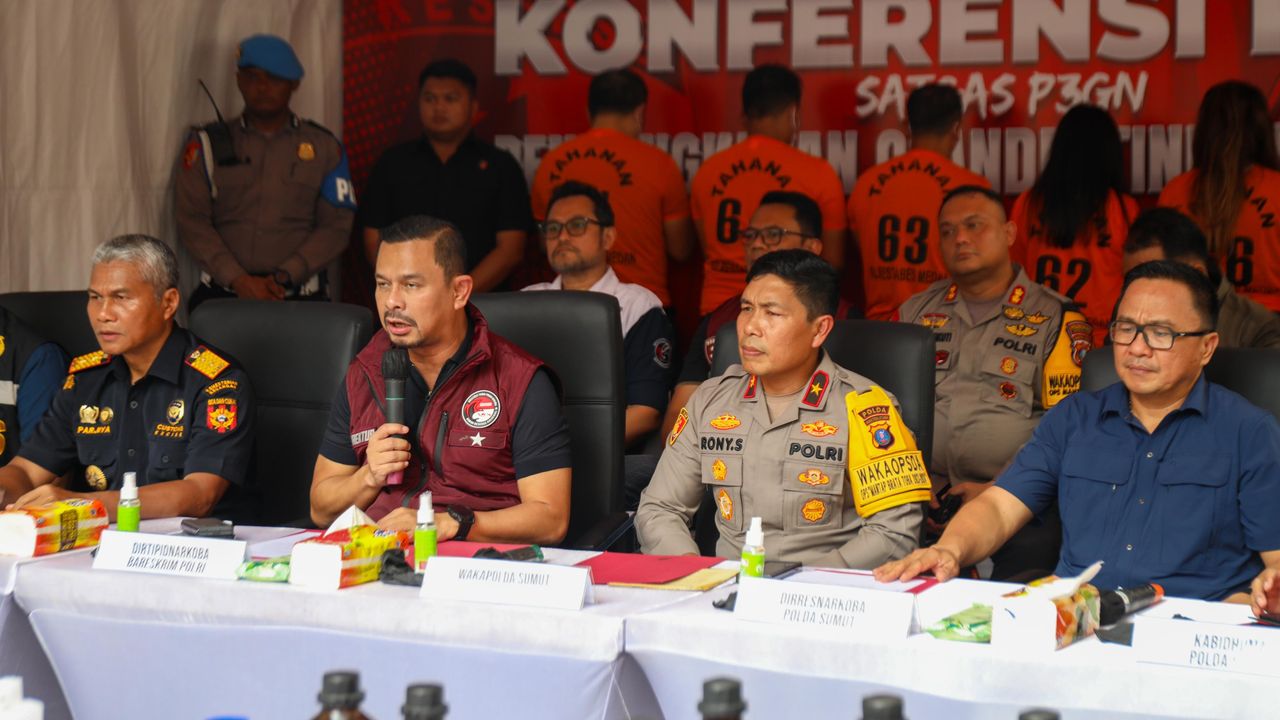 Bareskrim Bongkar Clandestine Lab di Medan yang Rencanakan Produksi 314 Ribu Butir Ekstasi