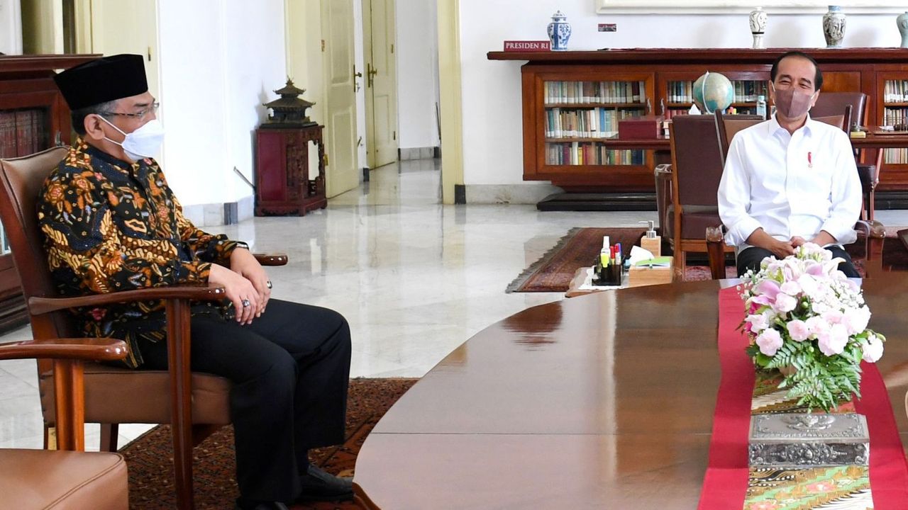 Ketemu Jokowi, Gus Yahya: NU Siap Menyukseskan Agenda Pemerintah!
