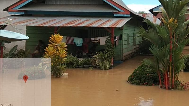 Penampakan Banjir Rendam 2 Desa di Luwu Utara