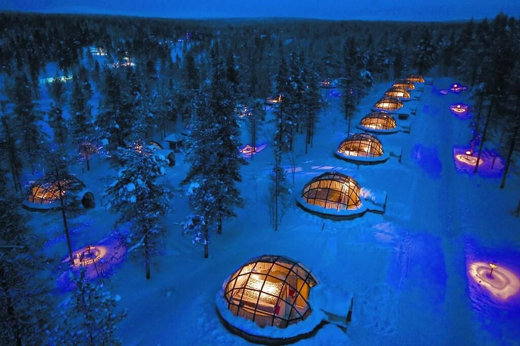 Kakslauttanen Arctic Resort Finlandia ((sumber foto: httpKakslauttanen Arctic Resort Finlandia ((sumber foto: www.kakslauttanen.fi/)s://www.kakslauttanen.fi/)