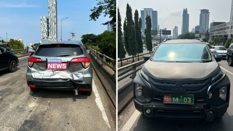 Viral Mobil Dinas TNI Tabrak Kendaraan di Flyover Pancoran, Ini Kata Pangdam Jaya