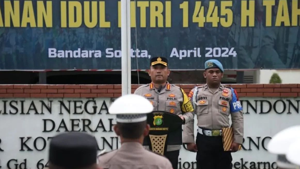 Ratusan Personel Gabungan Siap Amankan Arus Mudik Lebaran di Bandara Soekarno-Hatta Tangerang