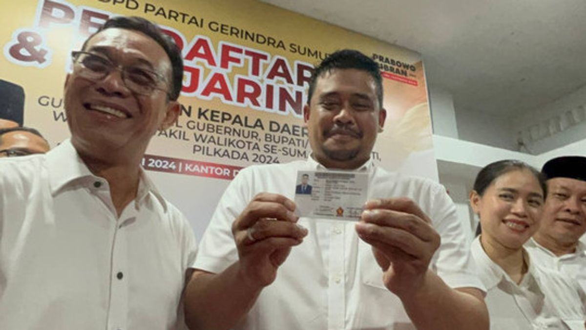 Resmi Jadi Kader Gerindra, Bobby Nasution Daftar Bacalon Gubernur Sumut