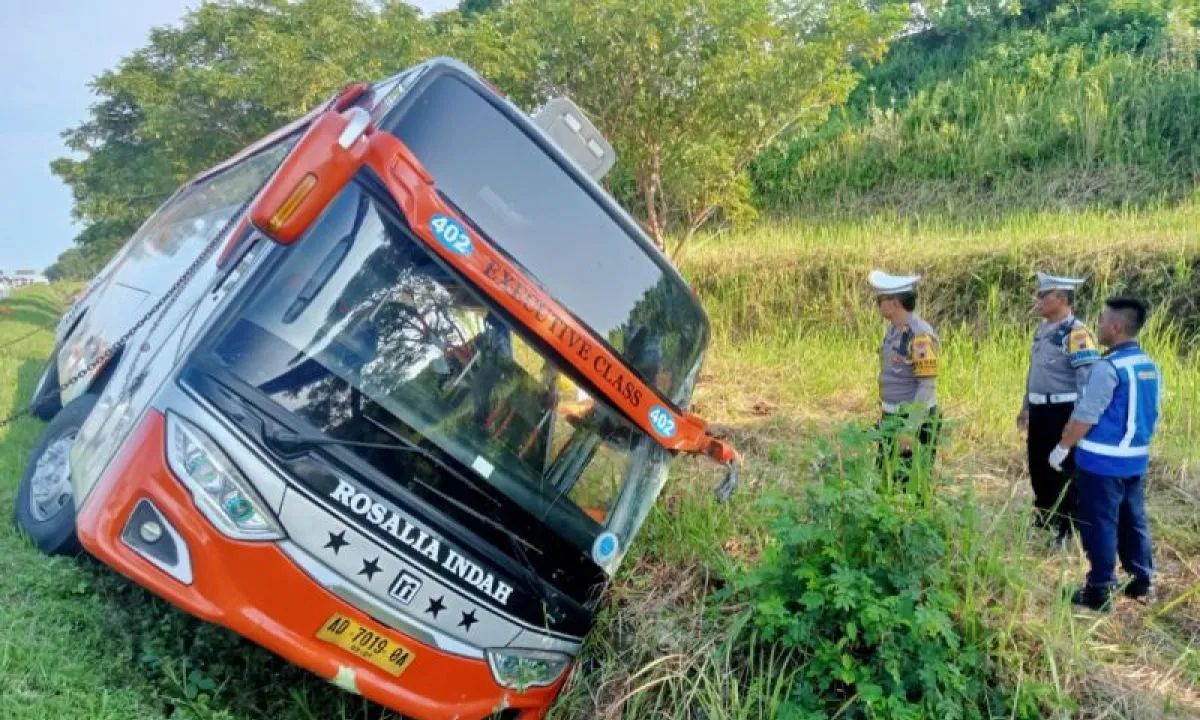 Sopir Bus Rosalia Indah Jadi Tersangka Kecelakaan Tunggal di Tol Batang