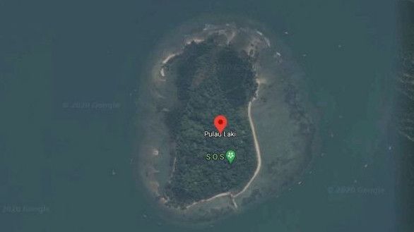 Viral Muncul Tanda SOS di Pulau Laki Dekat Jatuhnya Sriwijaya Air SJ182