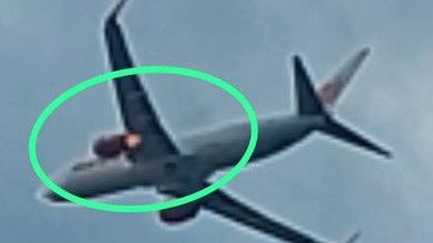 Viral Mesin Pesawat Lion Air Terbakar Usai Take Off dari Bandara Soetta, Ini Penjelasan Polisi