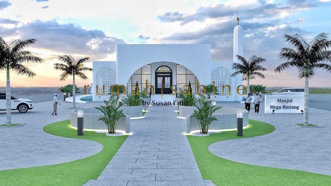 Desain masjid dibangun Igun (Foto: Instagram/@ivan_gunawan)