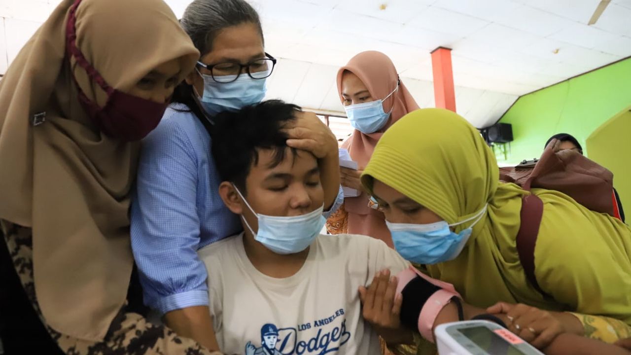 Pemkot Tangerang Gelar Vaksinasi untuk Anak Berkebutuhan Khusus