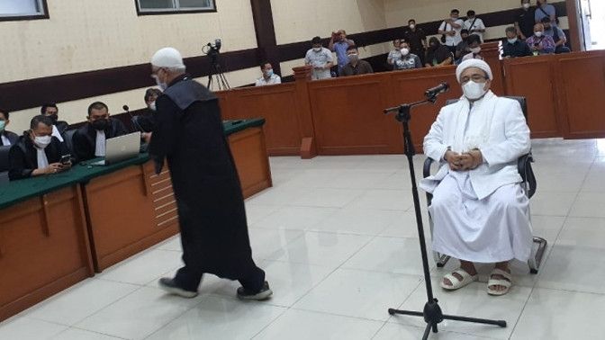 Pengadilan Tinggi DKI Jakarta Tolak Banding Kasus RS Ummi Bogor, Rizieq Shihab Tetap Dipenjara 4 Tahun