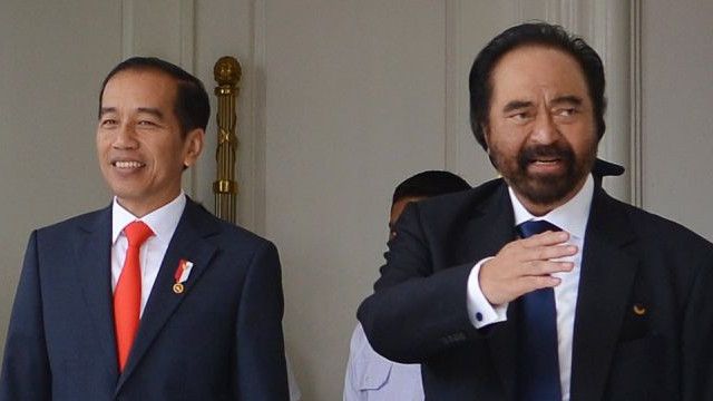 Surya Paloh Temui Jokowi di Istana Pasca Pemilu, Bahas Apa?