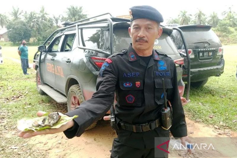 Tim Jibom Brimob Musnahkan Granat Temuan Warga di Aceh Tamiang, Pastikan Bukan Peninggalan Konflik