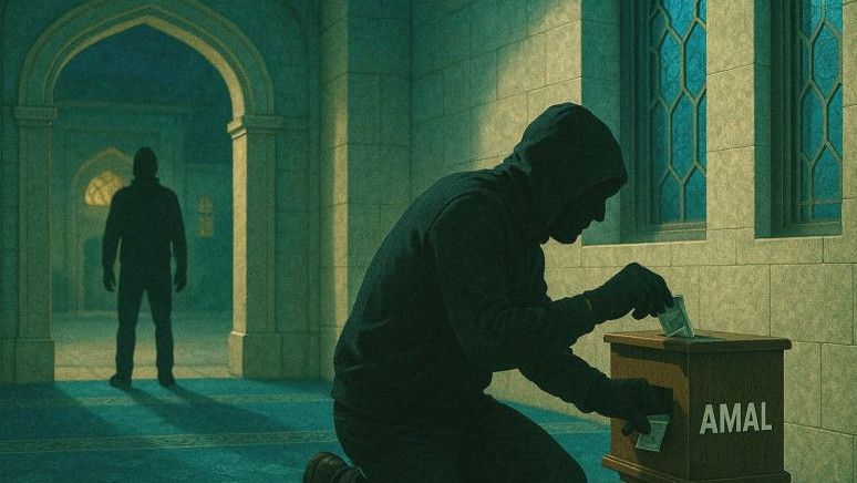 Curi Kotak Amal Masjid Jelang Subuh, Dua Pria di Kota Mataram Dibekuk Polisi