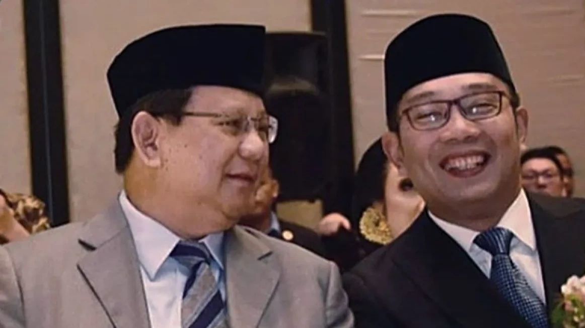 Prabowo Akui Ridwan Kamil Capres dan Cawapres yang Disegani