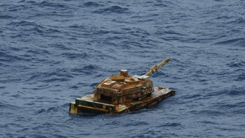 Viral Penemuan Benda Mirip Tank di Laut Natuna, TNI AL: Punya Perusahaan Tambang
