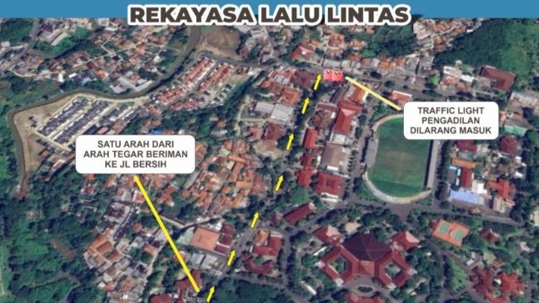 Perayaan Hari Jadi Kabupaten Bogor Ke-542 Hari Ini, Polisi Rekayasa Lalu Lintas