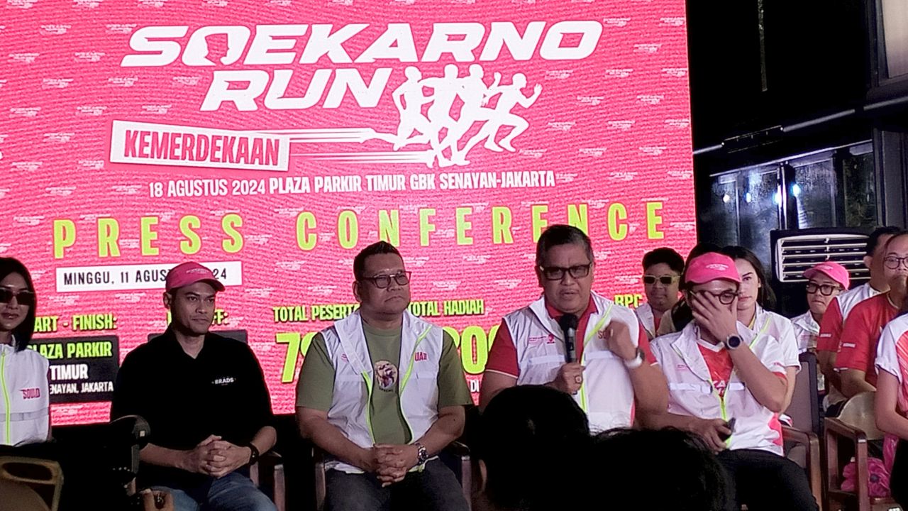 PDIP Bakal Gelar Soekarno Run Saat HUT ke-79 RI