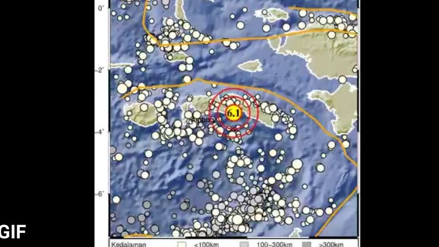 Gempa Bumi M 6,1 Guncang Maluku Tengah, BMKG Imbau Warga: Jauhi Pantai