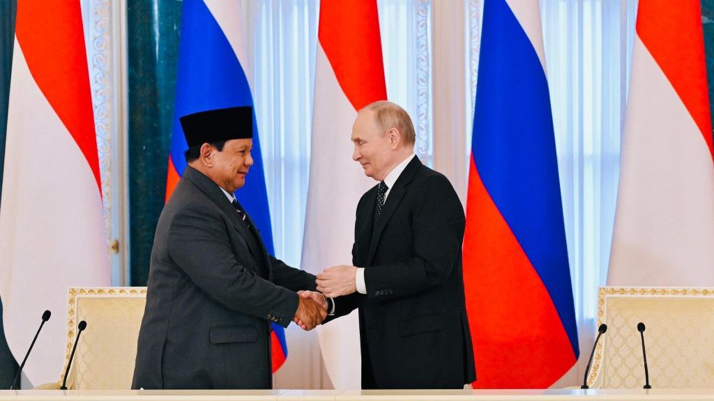 Depan Putin, Prabowo: Rusia Membantu Tanpa Minta Kita Kembali Bayar Utang dengan Cepat